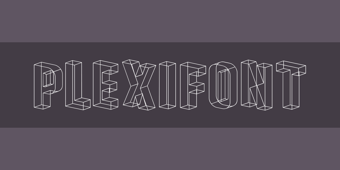 Шрифт Plexifont